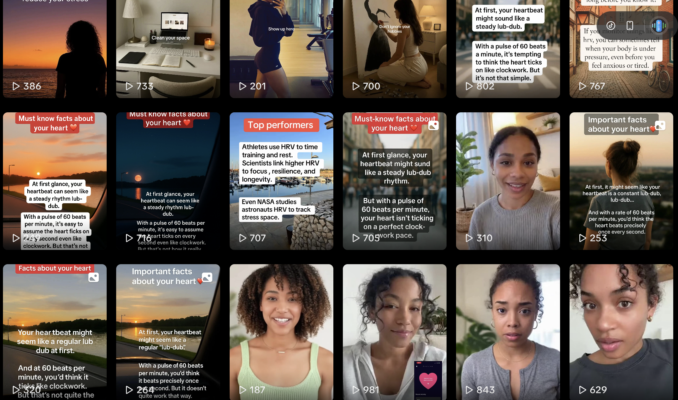 Generated product ad variations created by Posty